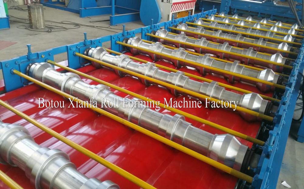 Double Layer Glazed Tile Roof Panel Forming Machine