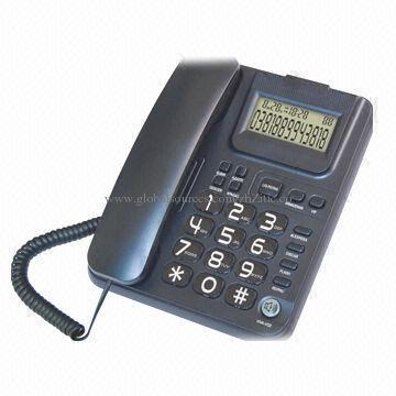 Basic corded telephones with flashing lights