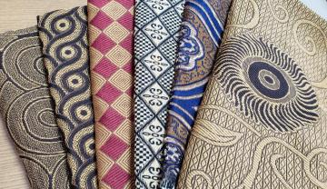 Woven Fabric Flower Small Mat for Sofa