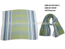 2016 fashion chiffon scarf wholesale green pashmina chiffon scarf