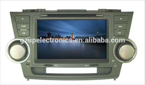 8 inch 2 Din Car DVD Player for HIGHLANDER 2009