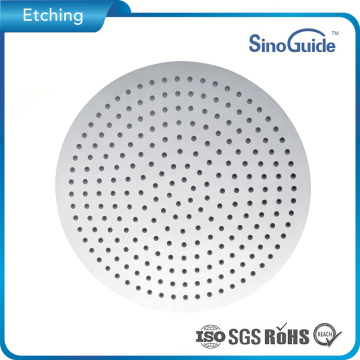 Stylish Metal Etch Services Shower Head Plate