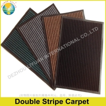 Anti-slip with PVC backing roll mat/shoes cleaning mat/door mat