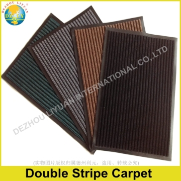 Anti-slip with PVC backing roll mat/shoes cleaning mat/door mat