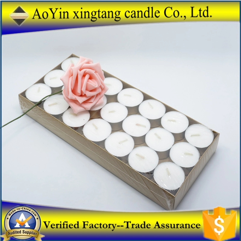 12g 100PCS Unscented White Tealight Candle with Competitive Price