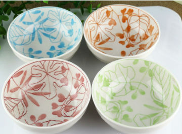 unique personalized porcelain enamel bowl