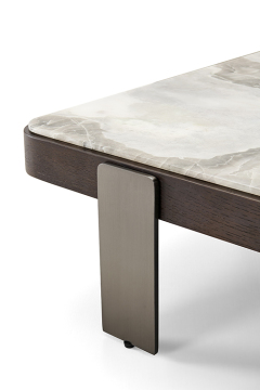 Marble square end table