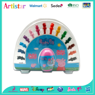 PEPPA PIG 3Dcrayons with egg