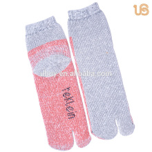 Men's wool two toe tabi sock