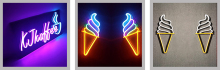 Customize logo Neon Sign LED lights