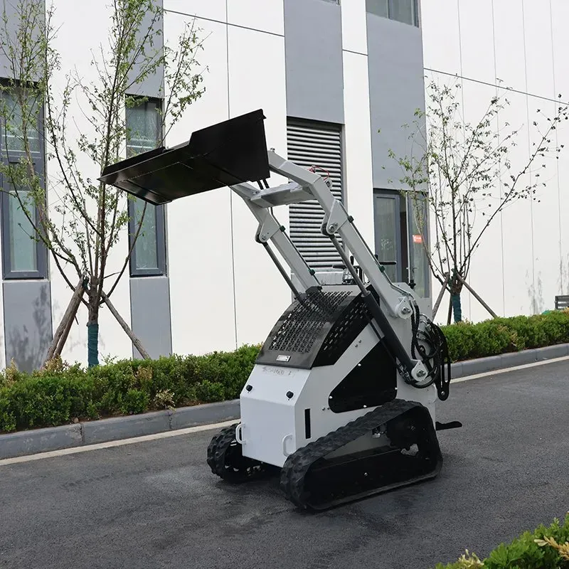 Electric Front Loader T360 Mini Skid Steer Crawler for Sale