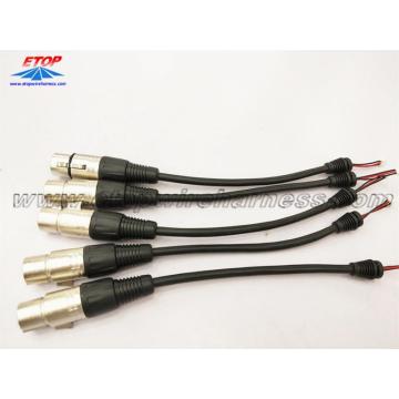 Conector de audio de micrófono hembra XLR de 5 pines