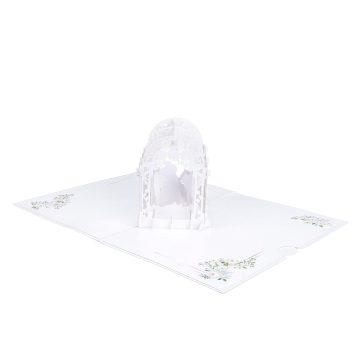 3D Happy Marriage Wedding Invitation Card