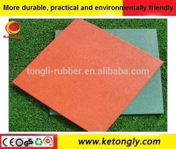Safety rubber tiles for play grounds