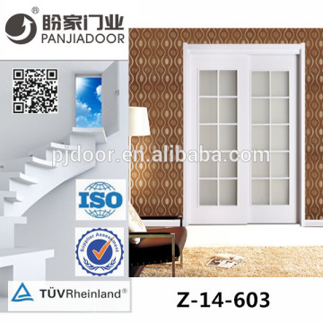 hot sale decorative wood glass folding door