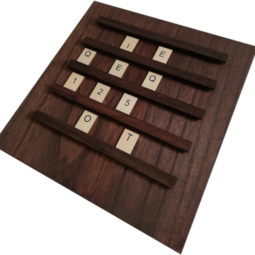 Wooden Frame Educational Children's Custom Letter Board Alphabet Letters