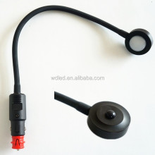 2W 12V-24V Automotive LED Map Reading Light with Cigar Lighter Plug