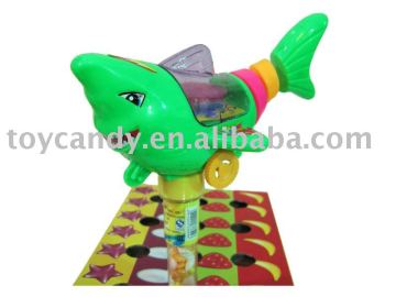 YWA-740 Shining Shark with tube to put candy
