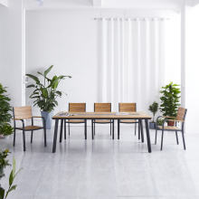 Outdoor Garden Furniture: Fashion Oil-proof and Waterproof Dining Sets