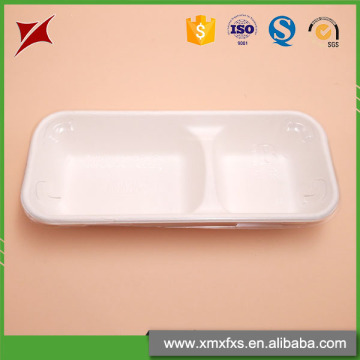 PLA resin biodegradable environmental protection food tray with PET lids