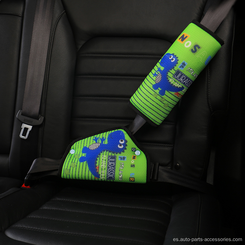 Almohada de dibujos animados suaves Ajuste de cinturón de seguridad