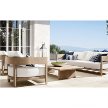 CBMmart: Modern Teak Garden Sofas - Waterproof Outdoor Furniture for Your Patio