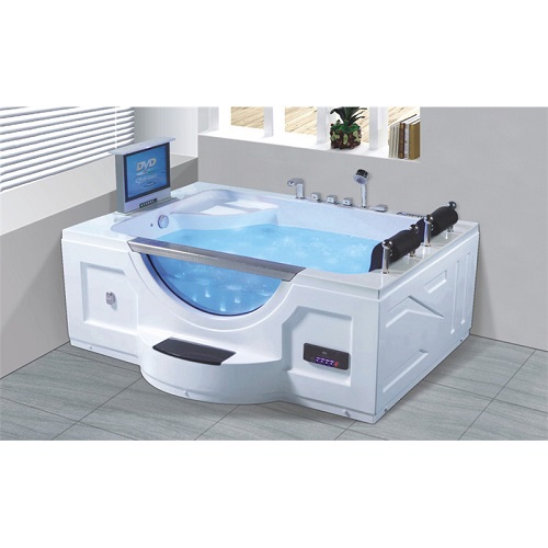 58 Inch Alcove Bathtub Premium Plus Size Capacity Portable Tub