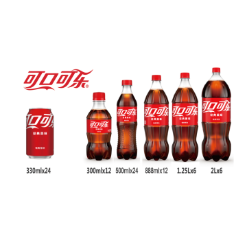 Refreshing Coca-Cola drink