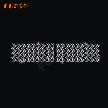 Colorful Wove Tailless Cheer Bow Heat Rhinestone Transfer