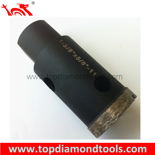 Diamond Core Drill Bits with Turbo Segment for Dry Drilling Granite or Hard Stone