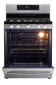 Smooth Surface Gas Range with Keep-Warm Setting Angola