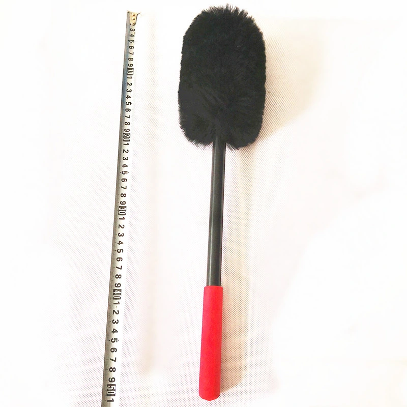 Sheepskin Car Cleaning Brush for Cleaning Wheels, Engine, Interior, Emblems