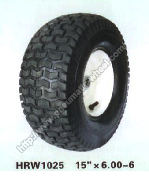 15x6.00-6 slanglösa hjul HRW1025