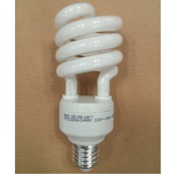 24W Half Spiral Cfls Bulb with 8000 Hours Lifespan