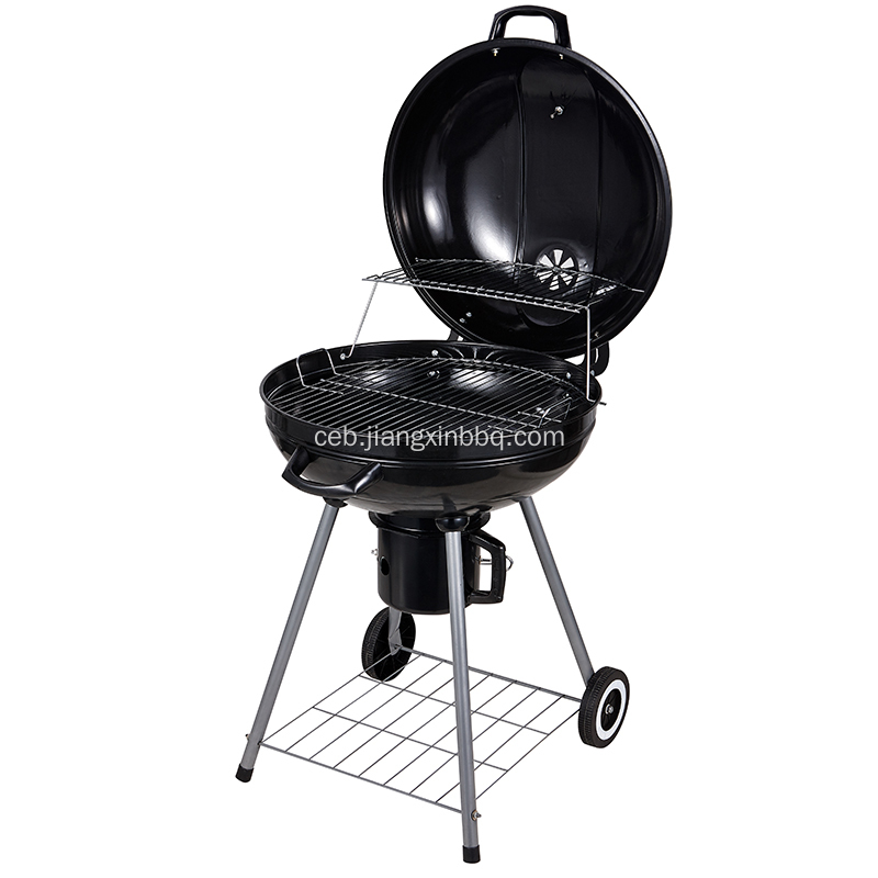 22.5 ka pulgada nga Charcoal Kettle Barbecue Grill Black