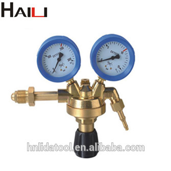 single stage acetylene gas regulator with gauges