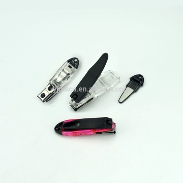 special nail cutter portable plastic nail clipper with nail file