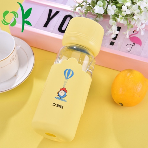 Logo bercetak popular silikon botol lengan