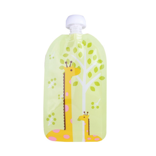 Mudah Tear Hot Stamping Clear Drink Pouch