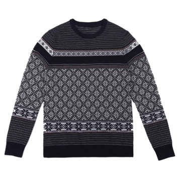 Hot sale factory direct Crew neck printed sweater Printed sweater Male print sweater