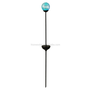 garden solar crackle glass ball lights