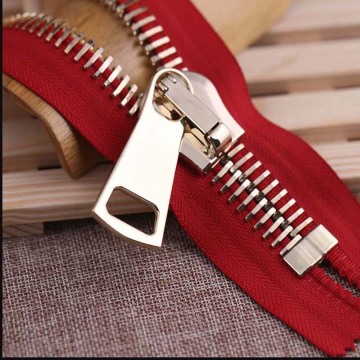 Promotional 11inch open ended metal zipper for commodity