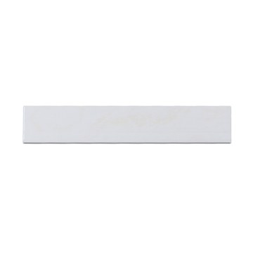 White Modern Glazed Ceramic Skirting Tile (400x80)