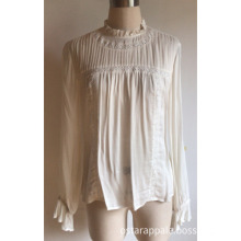 Fashionable Turn-Down Collar Button Tops