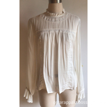 Fashionable Turn-Down Collar Button Tops