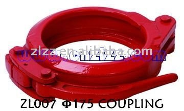 concrete pump snap coupling