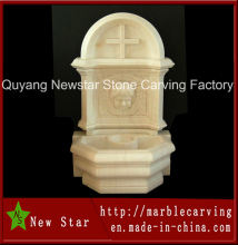 Stone Carving Water Feature Wall Fountain Garden Fountain for Decoration