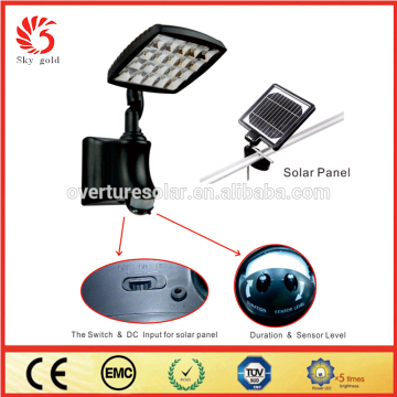 ABS material sensor light wall mounted solar motion sensor light