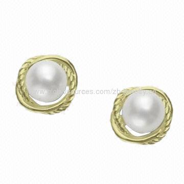 Imitation/Large/Pearl Drop Chandelier 925 Earrings, Smooth, Shinny and Bright Polished