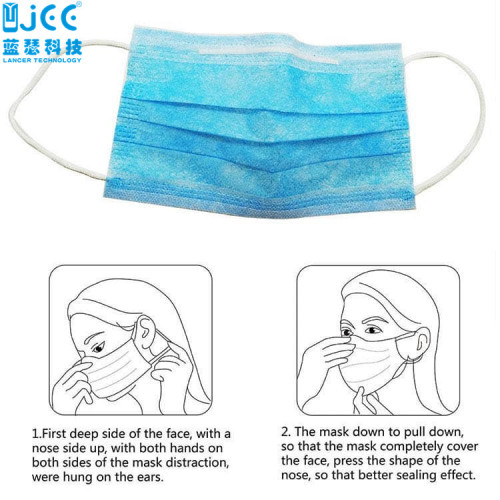 Earloop Disposable Dustproof Non Woven 3ply Face Mask